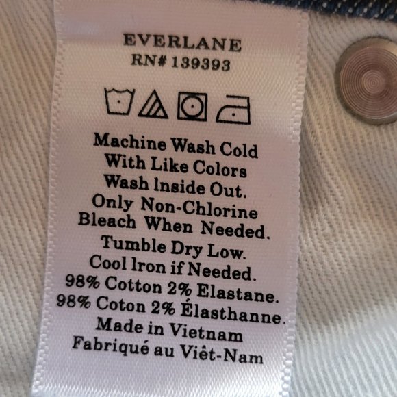Everlane Denim Blue Jeans Size 30 Regular - Picture 13 of 16